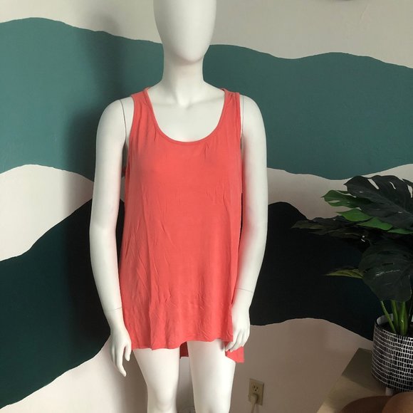 FOREVER 21 - Hi-low coral cami - size 2X - Picture 1 of 4